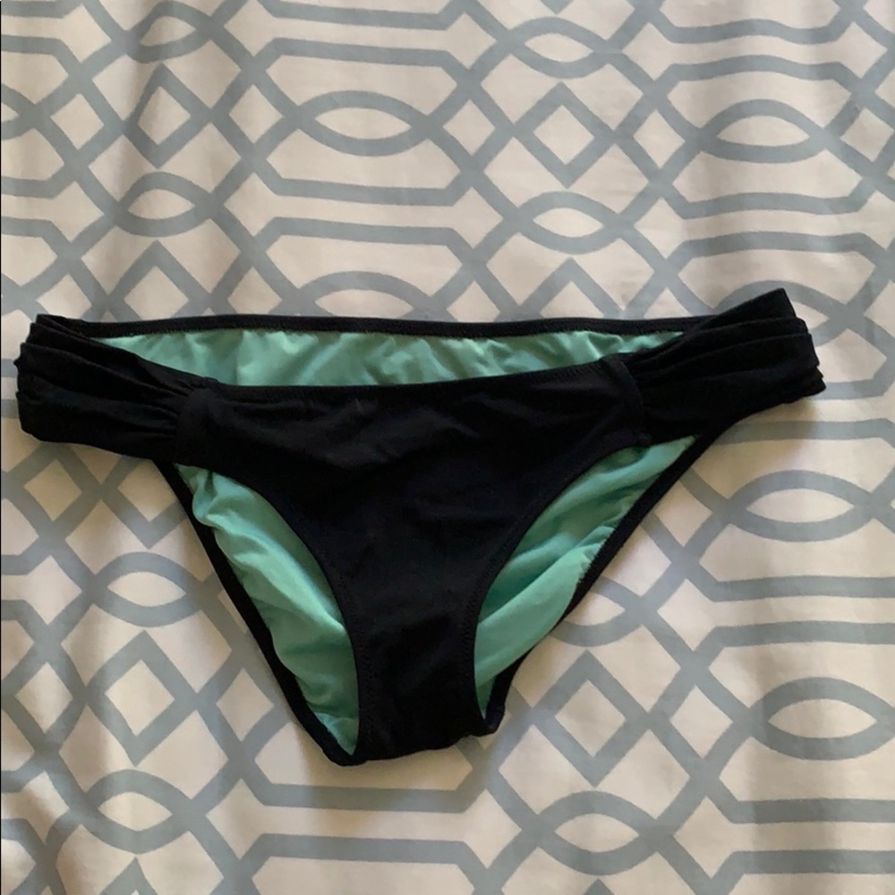 black bikini bottoms